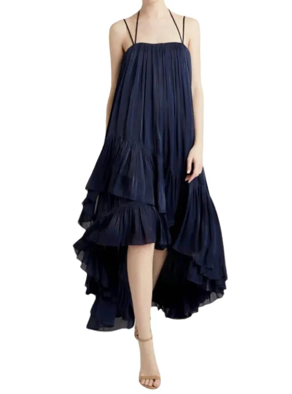 Soliel Dress In Navy