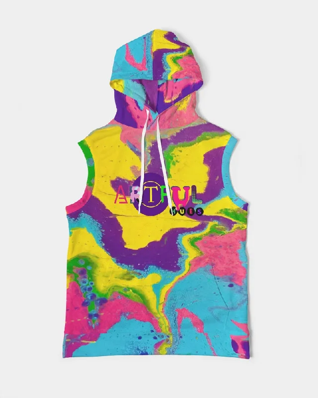 LIQUID POUR Men's/Unisex Sleeveless Hoodie