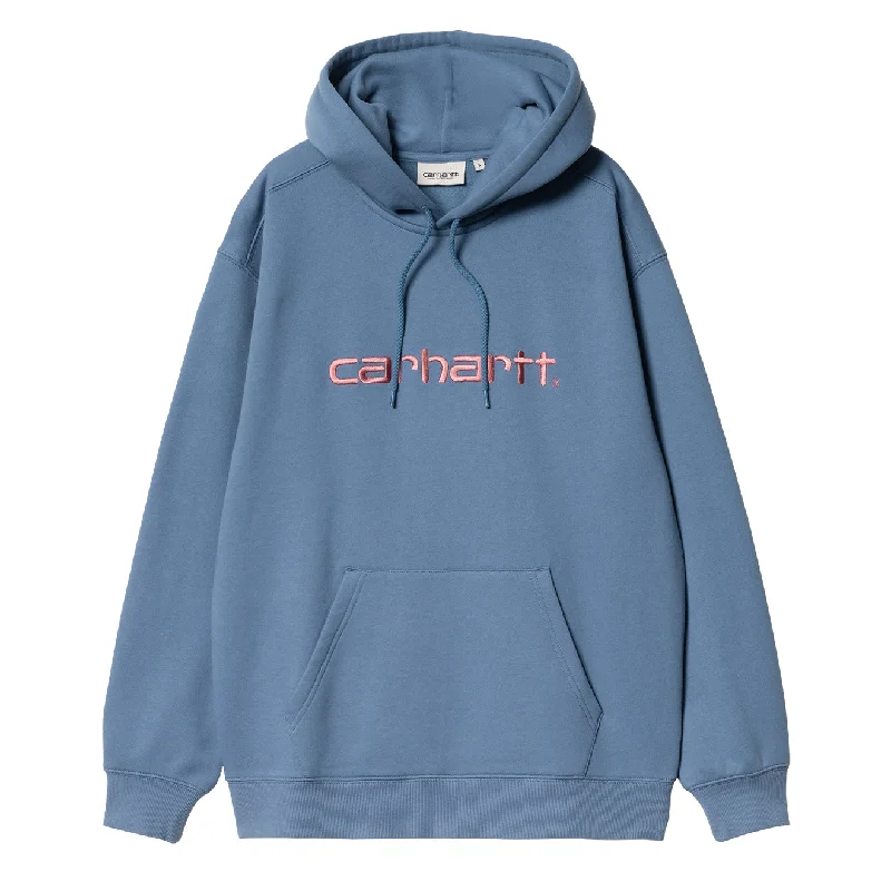 Carhartt WIP Womens Hooded Sweat Sorrent / Glassy Pink