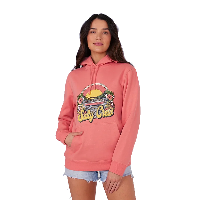 Salty Crew On Vacation Blush Hoody