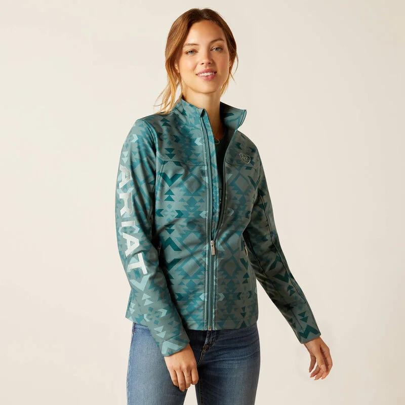 Ladies Ariat Team Softshell Print Jacket - 10046488