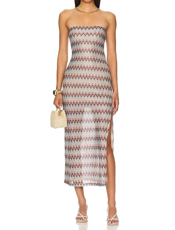 Andrea Dress In Multi-Colored