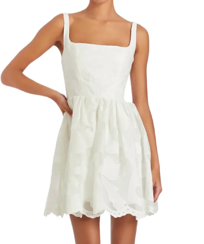 Gracelyn Dress In White