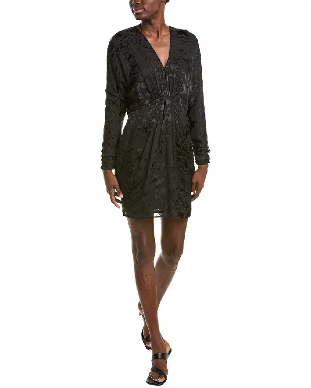 rag & bone Eloise Silk-Blend Mini Dress