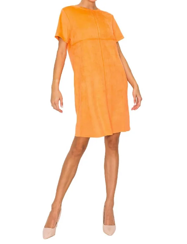 Audrey Dress In Orange