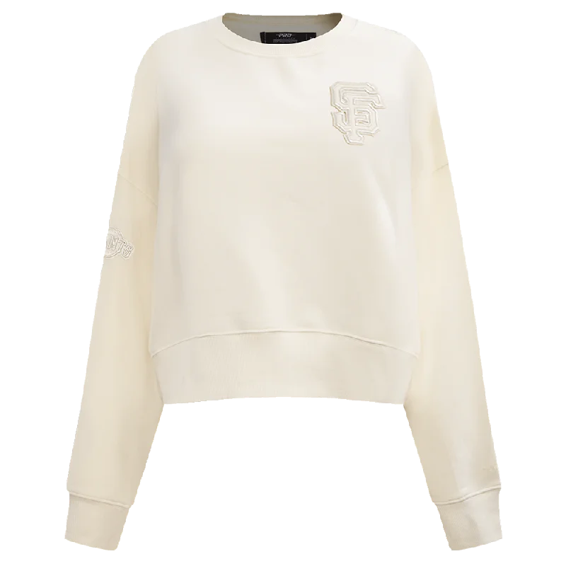 SUDADERA DE CUELLO REDONDO MLB SAN FRANCISCO GIANTS NEUTRAL PARA MUJER