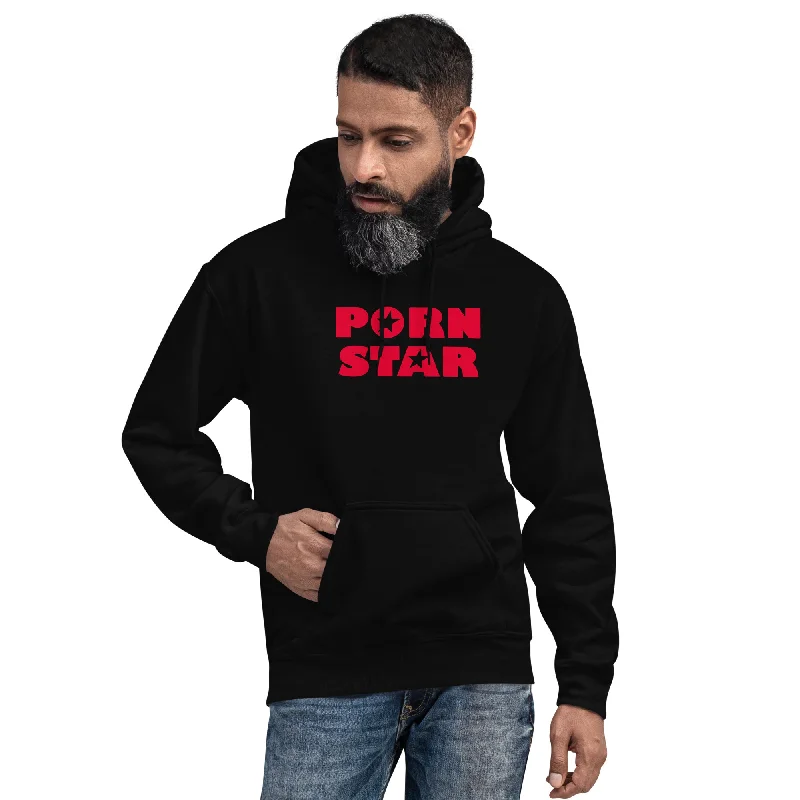 Red Porn Star Logo Hoodie Sweatshirt