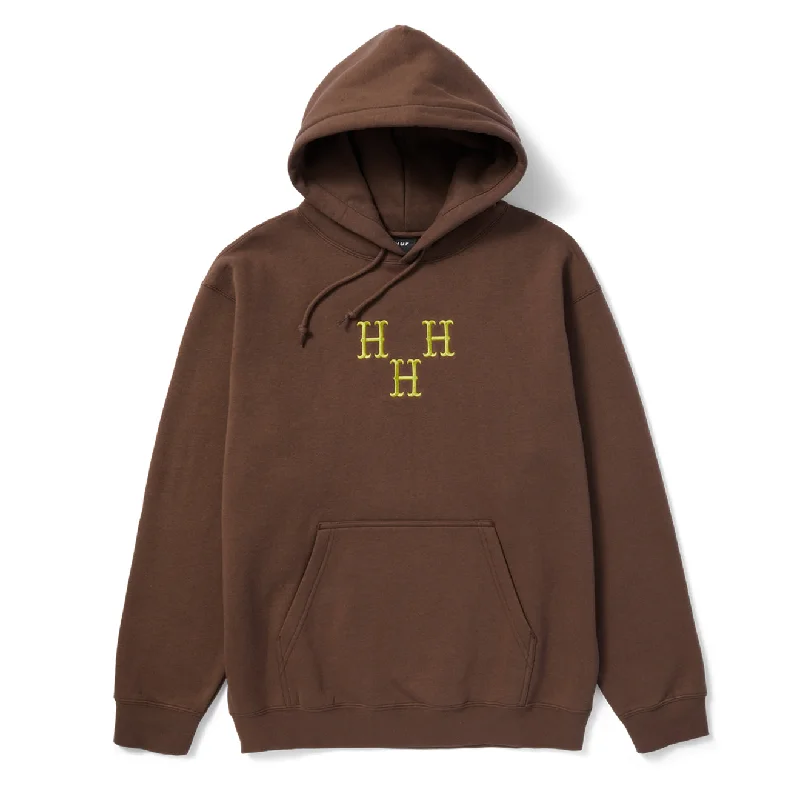 Huf Womens Hat Trick P/O Hoodie Coffee