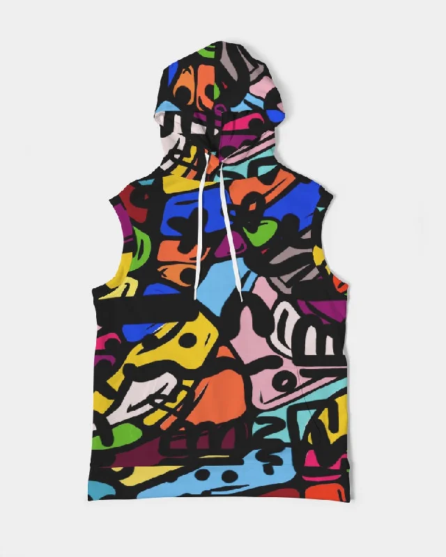 "THE ACTUAL FACTUALS" Men's/Unisex Premium Sleeveless Hoodie