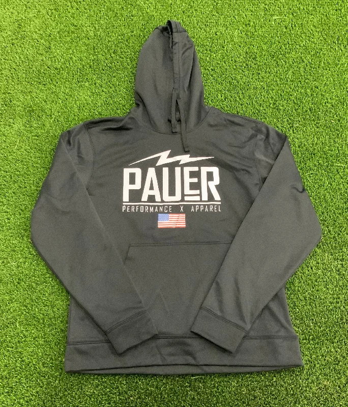 Pauer Dry Fit Hoody Black