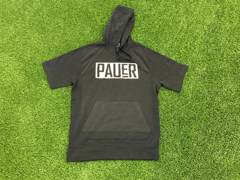 Pauer Fleece Short Sleeve Hooded Pullover