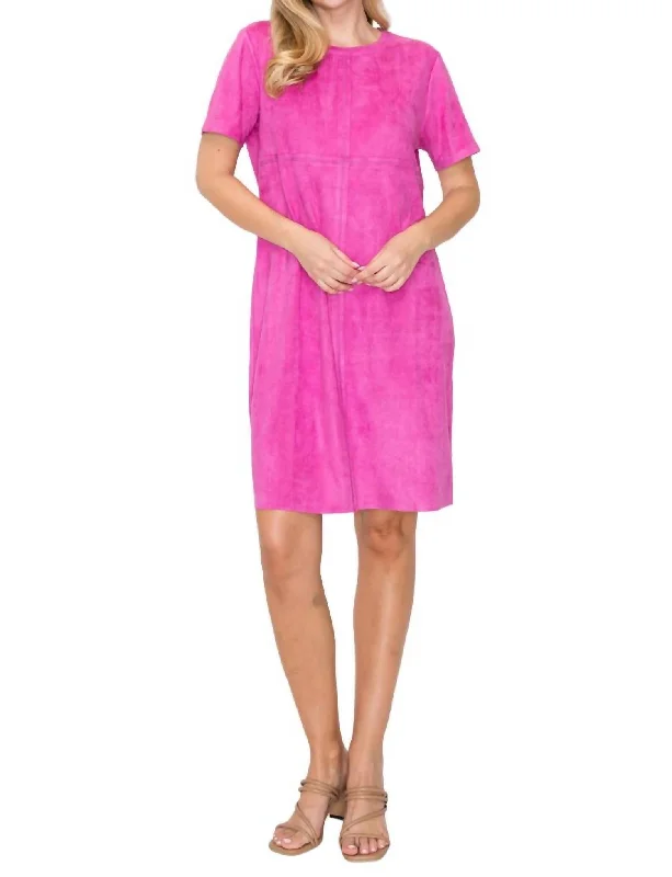 Audrey Dress In Fuchsia