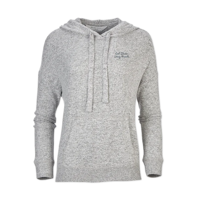 Womens Cuddle Hood - Gray, Boxercraft