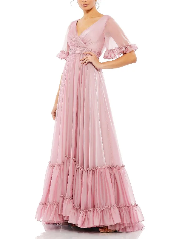 Womens Chiffon Formal Evening Dress