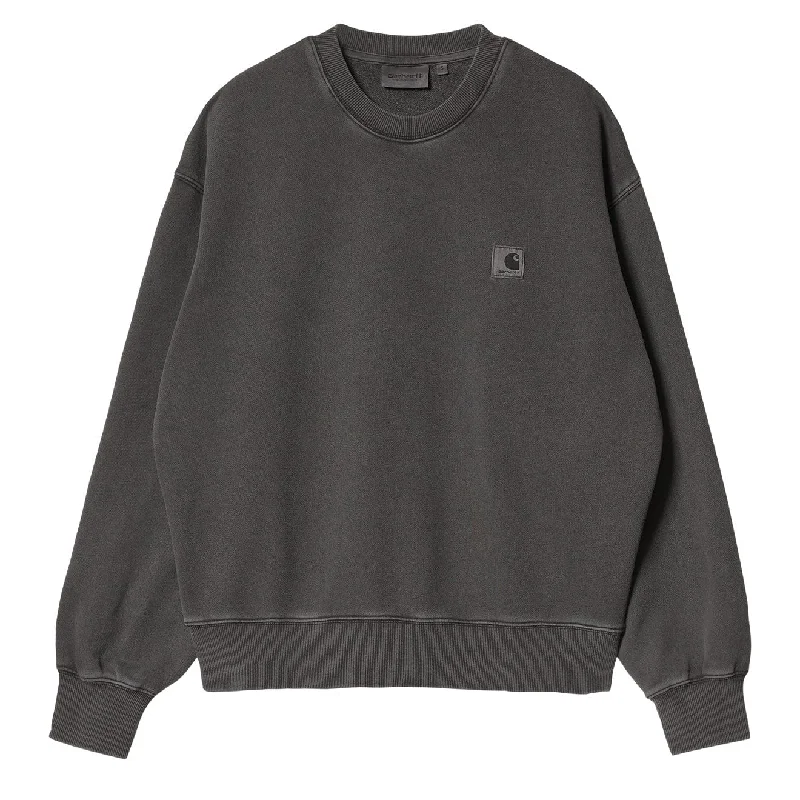 Carhartt WIP Womens Nelson Sweatshirt Black Garment Dyed