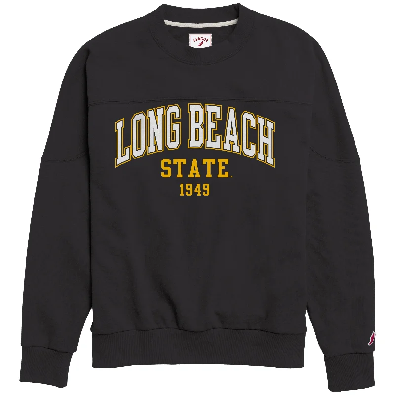 LB Throwback Fleece Crew - Black, League