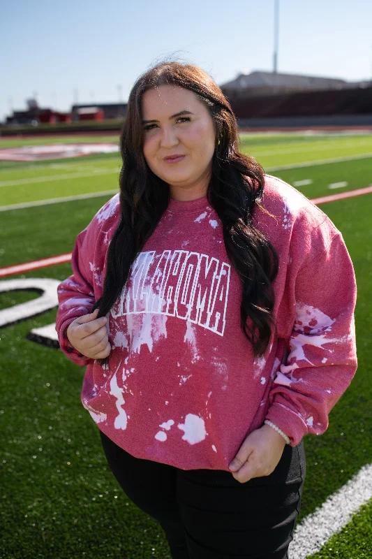 Oklahoma Outline Puff Bomba Sweatshirt