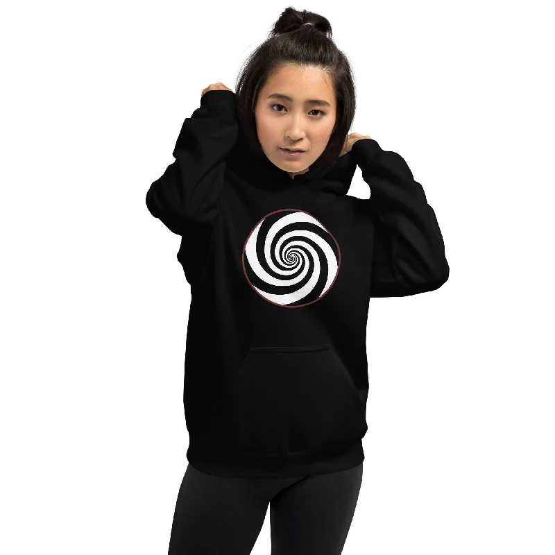 Hypnotic Hypnosis Spiral Swirl Illusion Twilight Zone Unisex Hoodie Sweatshirt