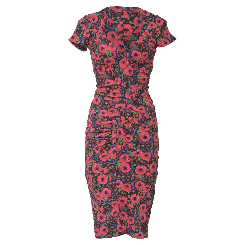 Ba&Sh Sweetheart Diane Dress in Floral Print Polyester