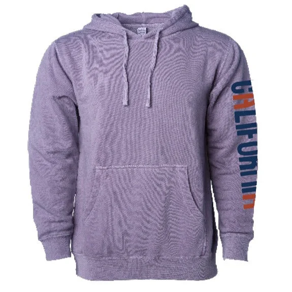 SunDiego Map Hoodie - Pigment Plum/Navy/Rust