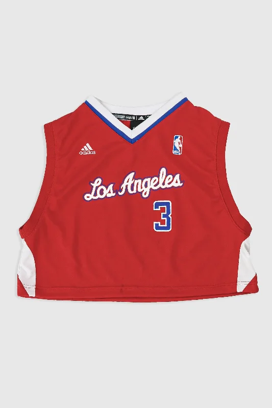 Rework LA Clippers Crop Jersey - L