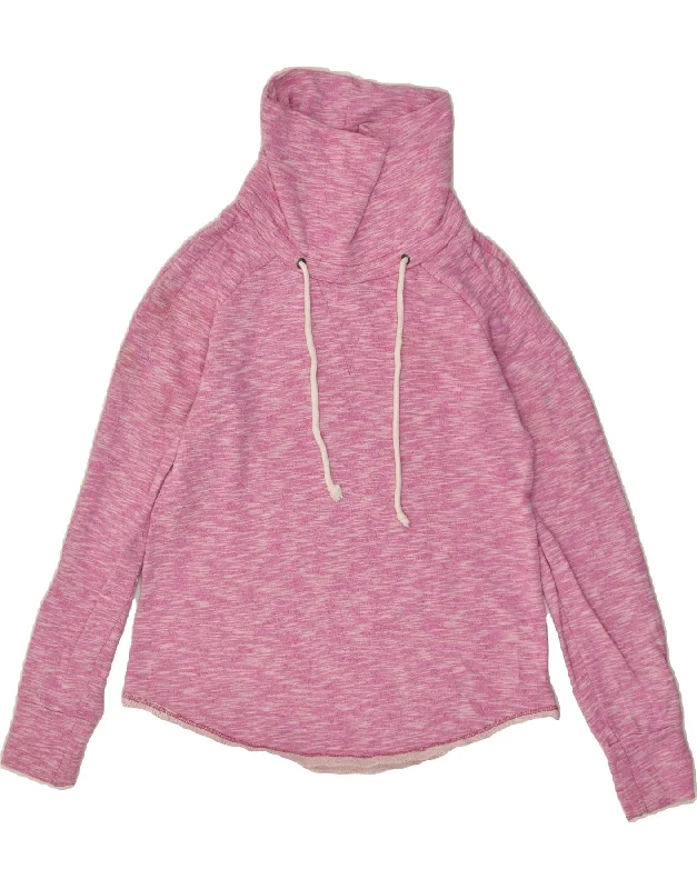 GAP Womens Sweatshirt Jumper UK 10 Small Pink Cotton