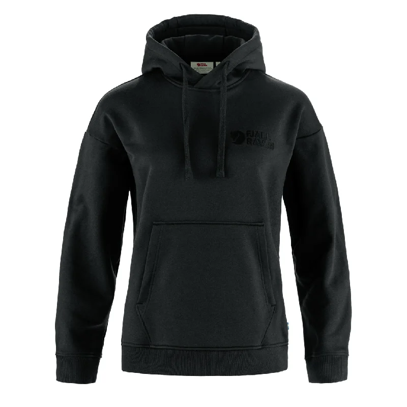 Fjallraven Womens Classic Hoodie Black