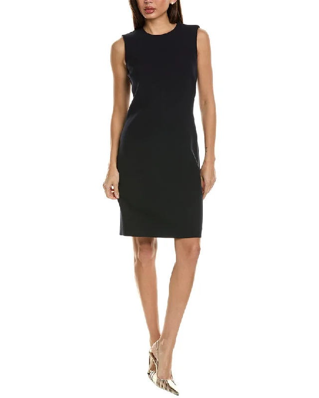 St. John Stretch Crepe Sheath Dress