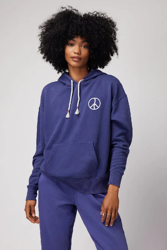 Spiritual Gangster Harmony Phoebe Hoodie - Indigo