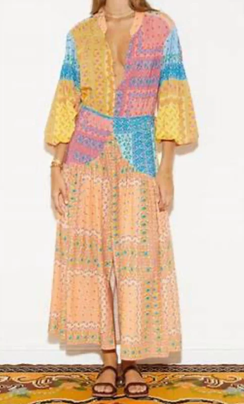 Bon Bon Maxi Dress In Mosaic