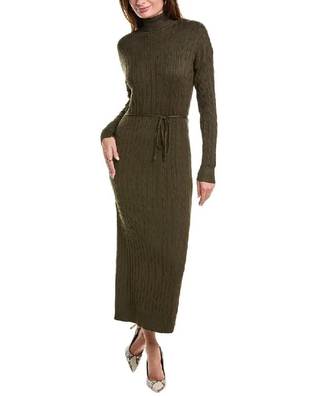 YAL New York Cable Sweaterdress