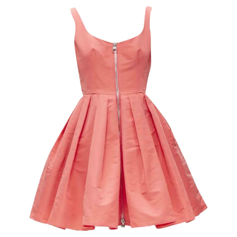 Alexander McQueen taffeta zip dress