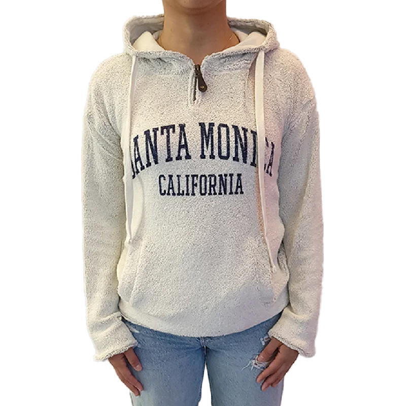 Santa Monica BLT 1/4 Zip Hood - Granite