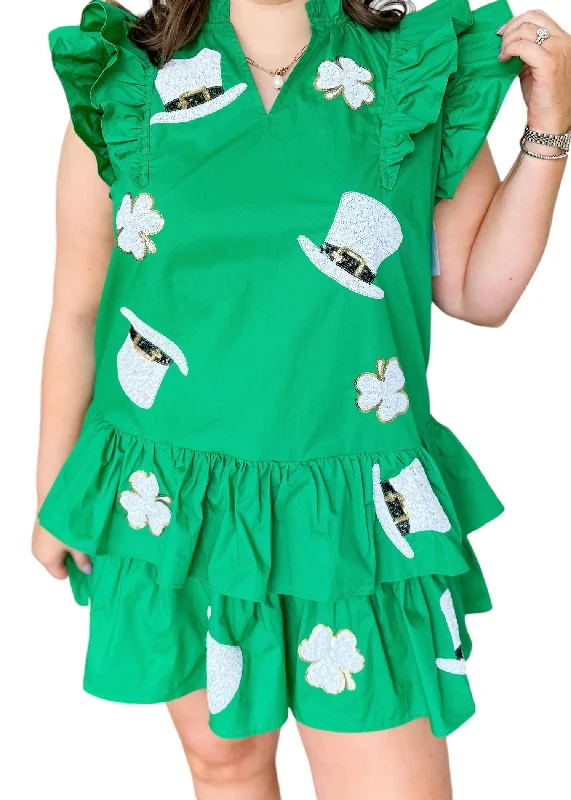 Luck Of The Irish Dress In Green