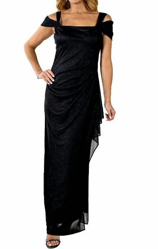 Cocktail Gown In Black