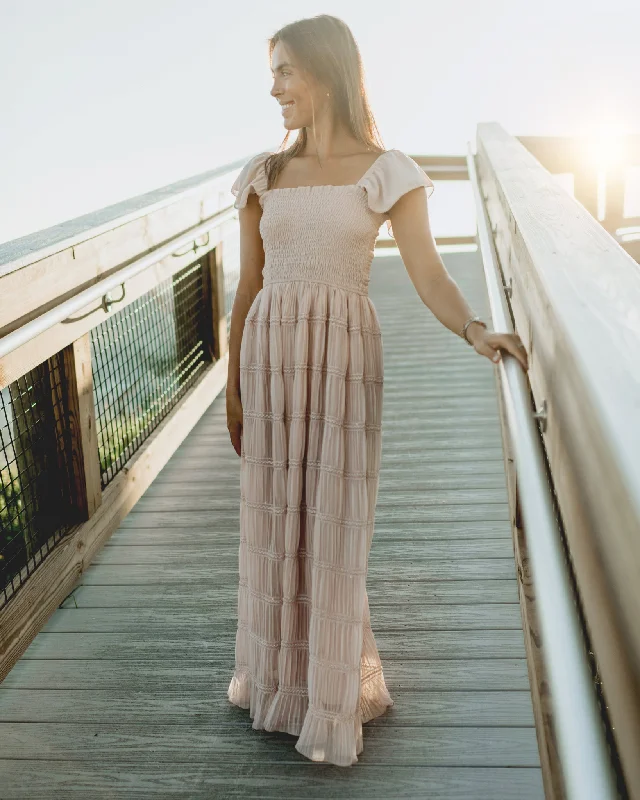 Women's Marabella Dress (soft pink chiffon)