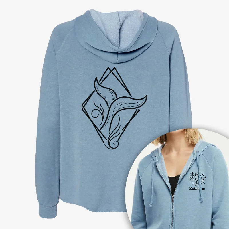 Whale Diamond - Women's Cali Wave Zip-Up Sweatshirt