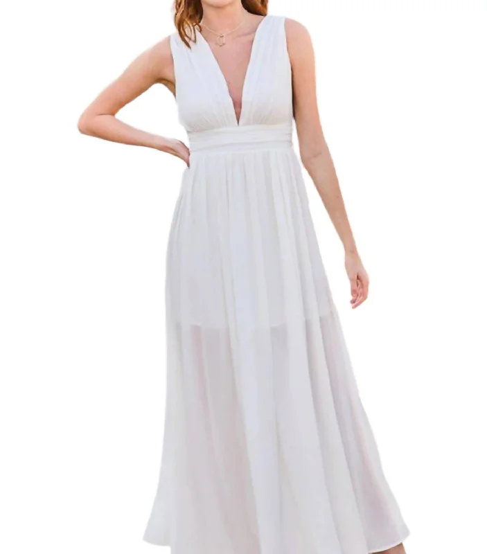 Bonita Maxi Dress In White