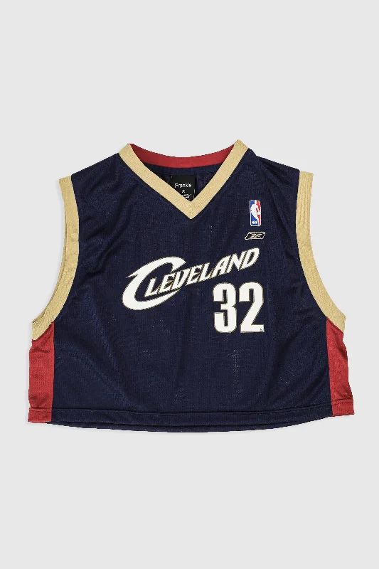 Rework Cleveland Cavaliers Crop Jersey - XL