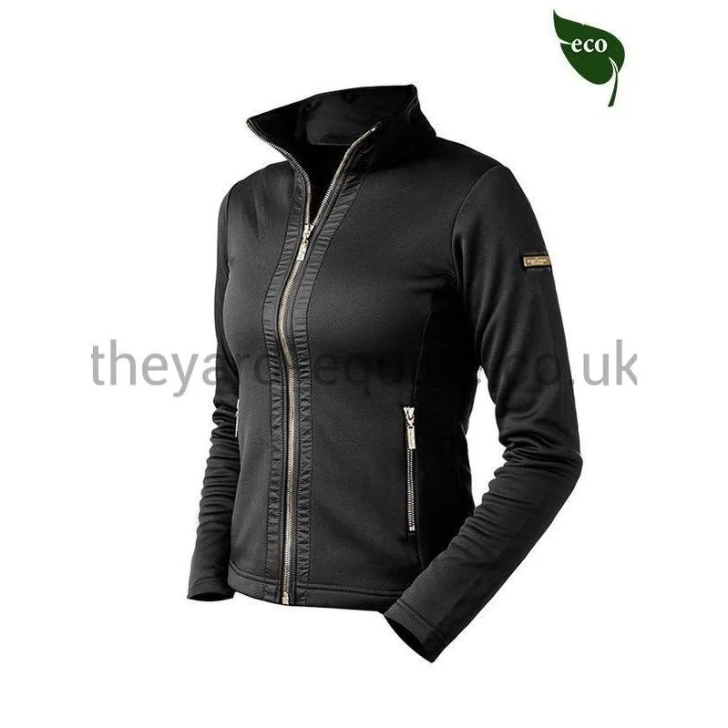 Equestrian Stockholm Fleece Jacket - Black Gold