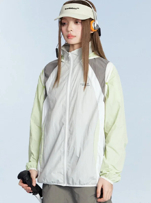 Jacket With Detachable Sunscreen Feature