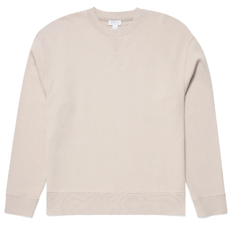 Sunspel Womens Sweatshirt Light Sand