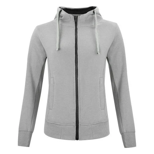 Clique Womens/Ladies Classic Melange Full Zip Hoodie