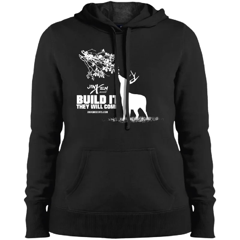 Build it they will come Ladies' Pullover Hooded Sweatshirt