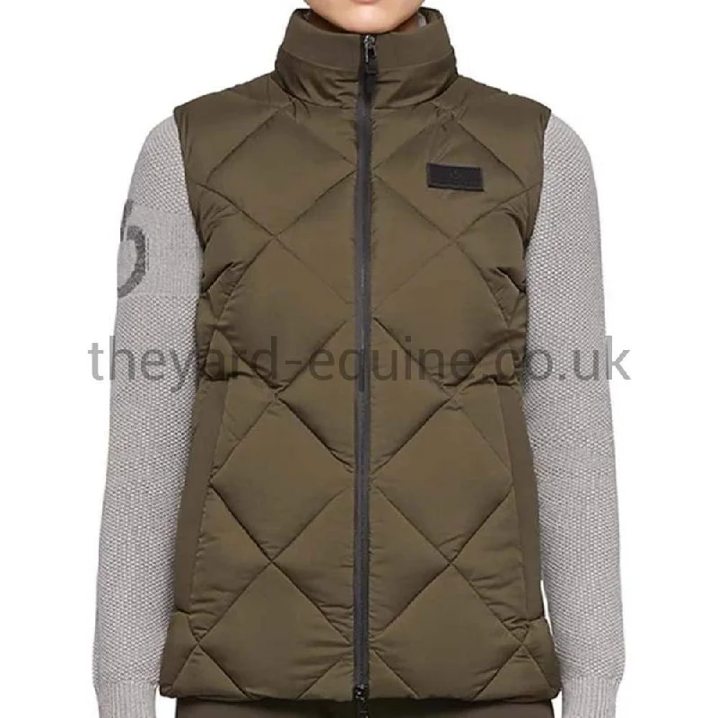 Cavalleria Toscana Gilet - XQuilted Puffer Gilet Olive Green