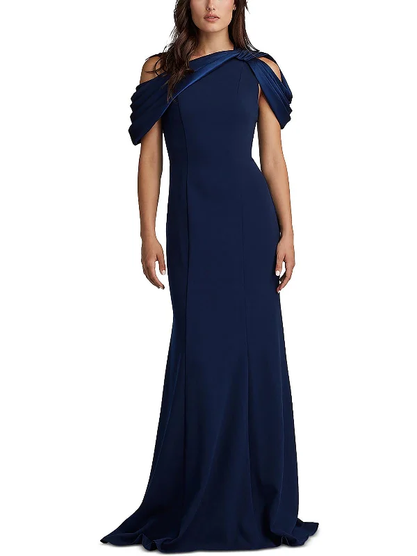 Womens One Shoulder Long Evening Dress