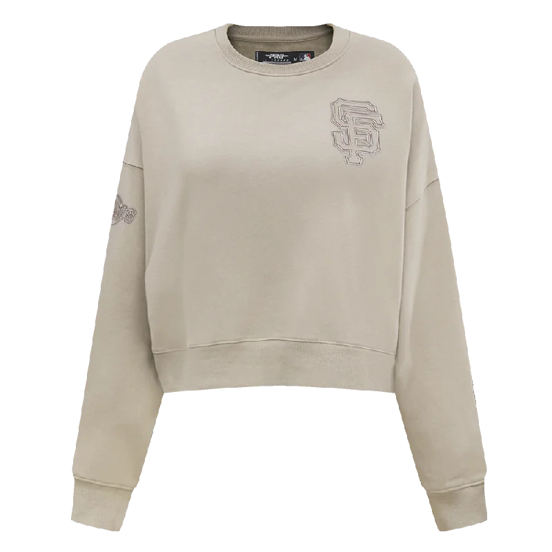 SUDADERA DE CUELLO REDONDO MLB SAN FRANCISCO GIANTS NEUTRAL PARA MUJER