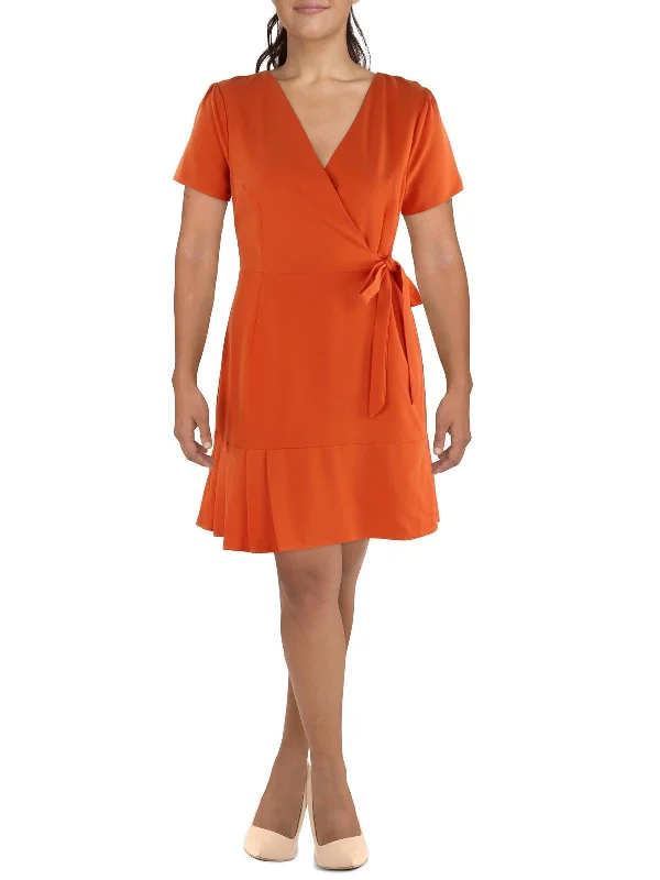 Womens Party Mini Fit & Flare Dress